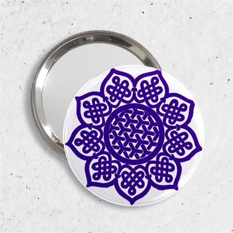 Celtic Mandala_violet 2.25  Handbag Mirror from ArtsNow.com Front