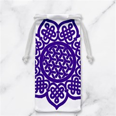 Celtic Mandala_violet Jewelry Bag from ArtsNow.com Back