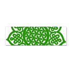 Celtic Mandala_green Sticker (Bumper)