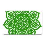Celtic Mandala_green Magnet (Rectangular)