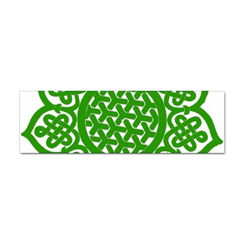 Celtic Mandala_green Sticker Bumper (100 pack) from ArtsNow.com Front