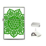 Celtic Mandala_green Flip Top Lighter