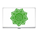 Celtic Mandala_green Business Card Holder
