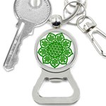 Celtic Mandala_green Bottle Opener Key Chain