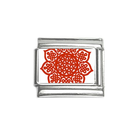Celtic Mandala_red Italian Charm (9mm) from ArtsNow.com Front