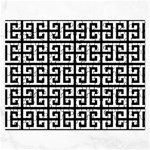 Black white Greek Key Jigsaw Puzzle (Rectangular)