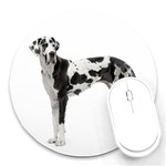 Great Dane Dog Round Mousepad