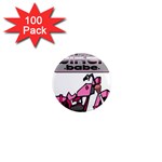 Biker Babe 1  Mini Magnets (100 pack) 