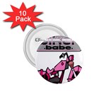 Biker Babe 1.75  Buttons (10 pack)