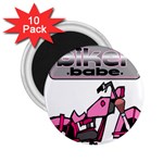 Biker Babe 2.25  Magnets (10 pack) 