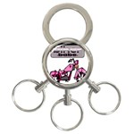 Biker Babe 3-Ring Key Chains