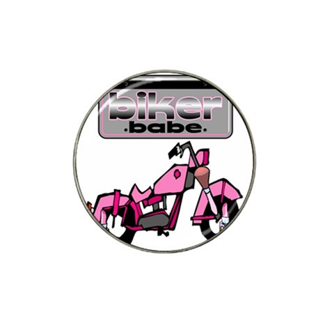 Biker Babe Hat Clip Ball Marker (10 pack) from ArtsNow.com Front