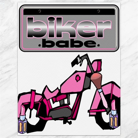 Biker Babe Canvas 12  x 16   from ArtsNow.com 11.86 x15.41  Canvas - 1