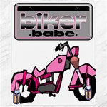 Biker Babe Canvas 16  x 20  