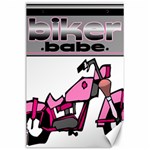 Biker Babe Canvas 24  x 36 