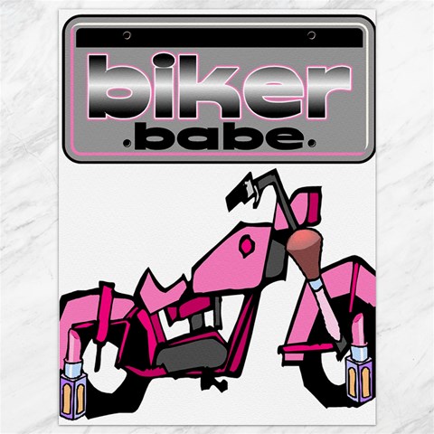 Biker Babe Canvas 36  x 48   from ArtsNow.com 35.26 x46.15  Canvas - 1
