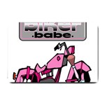 Biker Babe Small Doormat 