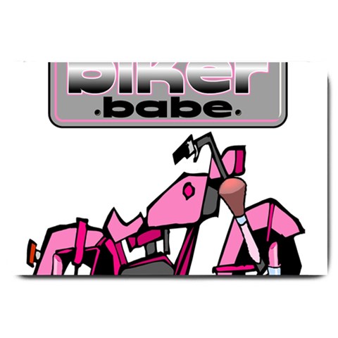 Biker Babe Large Doormat  from ArtsNow.com 30 x20  Door Mat