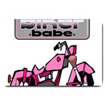 Biker Babe Large Doormat 