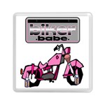 Biker Babe Memory Card Reader (Square) 