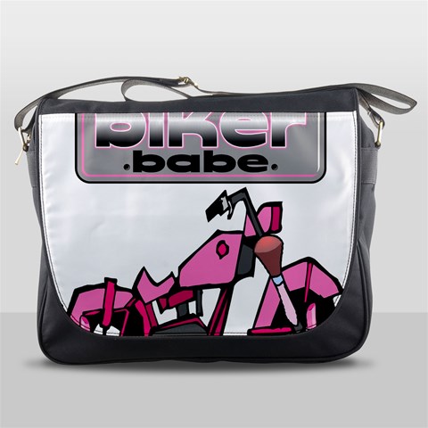 Biker Babe Messenger Bags from ArtsNow.com Front