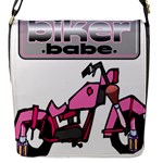 Biker Babe Flap Messenger Bag (S)