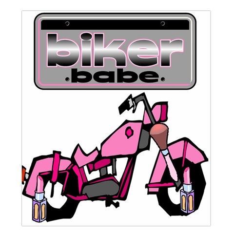 Biker Babe Duvet Cover (King Size) from ArtsNow.com Duvet Quilt
