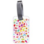 hipster kawaii  Luggage Tag (two sides)