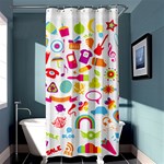 hipster kawaii  Shower Curtain 36  x 72  (Stall)
