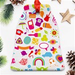 hipster kawaii  Bell Ornament (Two Sides)
