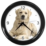 Labrador Retriever Dog Wall Clock (Black)