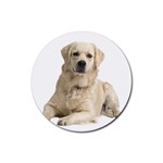 Labrador Retriever Dog Rubber Round Coaster (4 pack)