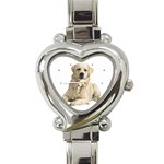 Labrador Retriever Dog Heart Italian Charm Watch