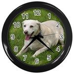 Labrador Retriever Dog M1 Wall Clock (Black)