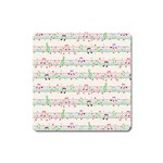 Rainbow Music Notes Magnet (Square)