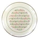 Rainbow Music Notes Porcelain Plate