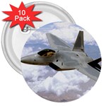 F A-22 Raptor 3  Button (10 pack)
