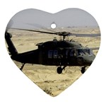 UH-60 Blackhawk helicopter Ornament (Heart)