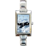 U-2 Dragon Lady Rectangular Italian Charm Watch