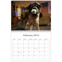 Claude 18 month calendar 2018 Feb 2019