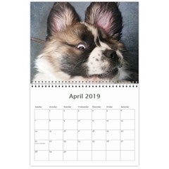 Claude 18 month calendar 2018 Apr 2019