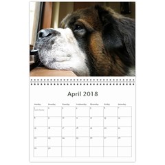 Claude 18 month calendar 2018 Apr 2018