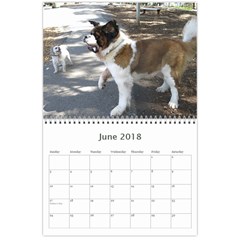 Claude 18 month calendar 2018 Jun 2018