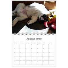 Claude 18 month calendar 2018 Aug 2018