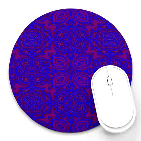 Purple Pilick2 Round Mousepad from ArtsNow.com Front