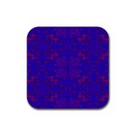 Purple Pilick2 Rubber Coaster (Square)