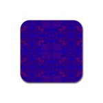 Purple Pilick2 Rubber Square Coaster (4 pack)