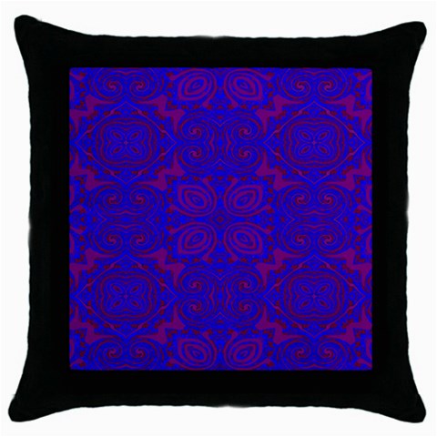 Purple Pilick2 Throw Pillow Case (Black) from ArtsNow.com Front