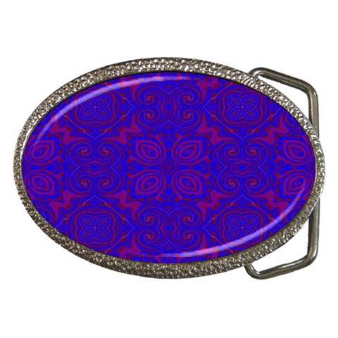 Purple Pilick2 Belt Buckle from ArtsNow.com Front