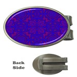 Purple Pilick2 Money Clip (Oval)